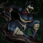 Mommy Mal-0 In Tree 1 12 Scale Resin Figure Nsfw   Unpainted Model Kit