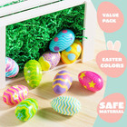 12oz Easter Grass Crinkle Paper Shreds  Green Basket Filler For Gifts  Decor Diy