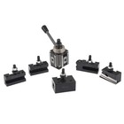 Axa Size 250-100 Set Piston Type Quick Change Tool Post Set For Lathe 6- 12  Usa