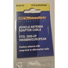Metra Antennaworks 40-eu10 Vehicle Antenna Adapter Cable Vw Bmw European