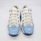 Reebok Question Patent Low Fluid Blue Allen Iverson Basketball Men s Size 11