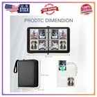 400 Cards 4 Pocket Zip Trading Card Binder 3 Ring Album For Mtg Tcg Game