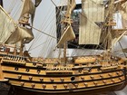 Hms Victory 1805 British Royal Navy Wooden Warship Model Napoleonic Wars