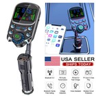 Car Bluetooth Fm Transmitter Wireless Mp3 Player Pd Usb Fast Car Charger Adapter