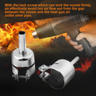 Heat Gun Nozzle  10pcs   Set Heat Gun Nozzle Kits  Hot Air Soldering Station Rep