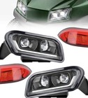 1010l Golf Cart Headlight Kit - 12v 36v 48 Upgraded Daytime Running For Club Car