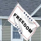 Freedom Charlie Kirk House Flag  Activist   Human Rights Support Flag