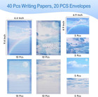 Stationery Paper And Envelope Set  40 Lined Stationery Paper For Writing Letters