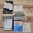 Vintage Casio Ml-90 Melody Pocket Calculator W  Case Box Manual Nos  Untested