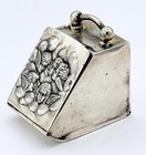 Antique 1906 Sterling Silver Thimble Holder Cherubs In Clouds Birmingham England