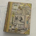 Punch Studio Large Egypt Faux Book Decorative Box Storage Keepsake 11 x13 5 