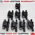 8 Oem Ignition Coil   Iridium Spark Plugs   Wires For Chevy Gmc Acdelco 5 3 6 2l