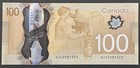 100 Canada Dollar Polymer Banknote - New Uncirculated 