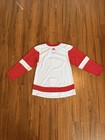 Detroit Red Wings Adidas Climalite Authentic Away White Player Jersey Size 46