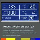 2000w Pure Sine Wave Inverter 36v To 110v 220v Power Converter Car Lcd Camp