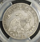 1817  Pcgs F-12 Capped Bust Half Dollars
