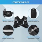 Zelus Weighted Vest 6lb 8lb 12lb 16lb 20lb 25lb 30lb Weight Vest With Reflect   