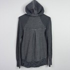 Ivivva By Lululemon Jacket Girls 14 Grey Zip Hoodie Athleisure Workout Sporty