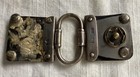 Antique Sterling Silver Book Clasp Queen Victoria