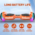6 5   Electric Hoverboard Balance Scooter Bluetooth Hoover Board No Bag For Kids