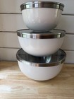 Caraway Home 6pc Mixing Bowl Set Cream
