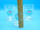 Vintage Japan Kirin Beer Glass Mugs Lot Of 3 Classic Logo 4-1 2  High
