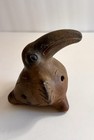 Pre-columbian Stye Clay Ocarina Toucan Multi Animal Multi Holes