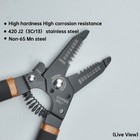 Wire Strippers Stripping Cable Cutter Plier 10-22 Awg Multi-function Handle Tool