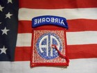Us Army Vietnam Era 82nd Airborne Division Ssi Color Patch With Tab