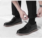 Korean Men Carved Wing Tip Lace Up Formal Dress Spring Shoes British Business Sz