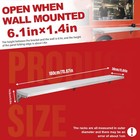 71 X 12  Folding Concession Stand Shelf Stainless Steel For Snack Bar  Food Cart