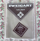 Zweigart Lugana Lot Cross Stitch Fabric 25-count 13 5  X 18  Beige Pink Brown