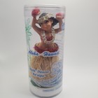 Vintage Hawaiian Hula Girl Car Nodder Bobble Dancer Hawaii Aloha Grass Skirt Lei