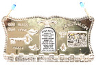 Hebrew 925 Jerusalem            Key Holder Home Blessing Plaque Judaica Israel Jewish