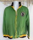 Bob Marley   The Wailers Rastaman Catch A Fire Green Jacket Vibration Tour Sz Xl