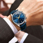 Mens Watch Minimalist Fashion Wristwatch Analog Quartz Date Leather Strap Band