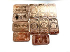 Copper Bars 1 Oz  Each Mixed 11-pack  mix Of 11 Designs  11 Ounces By Reedersong