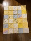 New Handmade Rag Quilt  Baby Or Toddler  Approx 48x45  Multicolored Soft Flannel