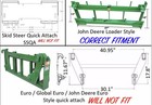 New Heavy Duty Kivel  usa Made  Hay Bale Spear For John Deere Tractor-39  Spear