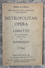 Vtg Metropolitan Opera Program Lot Of 8