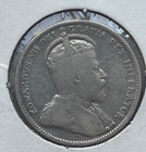 Canada 1902 H  925 Sterling Silver Edward Twenty-five 25 Cents Quarter