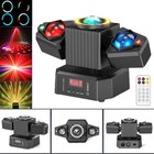 Ktv Laser Light Rgbw Led Moving Head Disco Stage Lighting Beam Dmx512 Party Dj
