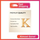 1 Pack Official Greek Wooden Letters For Crafts  Kappa - 3  Classic Font Single