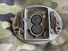 Vintage Zippo Belt Buckle - Siskiyou U7-4 Usa - Attacking Eagles W box