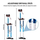 Senzhiyi Painting Drywall Stiltsadjustable Aluminum Tool Stilt For Plastering24