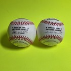  4  Unused Mlb Baseballs- A l  Brown a l  Budig  N l  White n l  Coleman