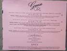 Guess Girl 3 Piece 1 7oz Edt Spray  2 5 Oz Body Cream 2 5 Shower Cream Gift Set