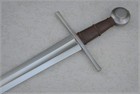 13th Century Classic Medieval Sword D2 Tool Steel With Leather Sheath