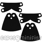 2 Sets Of Custom Capes   Hoods For Your Lego Starwars Minifigures - Capes Only