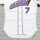 Vintage Rare Akron Aeros Baseball Jersey Authentic Used Game Worn Sewn